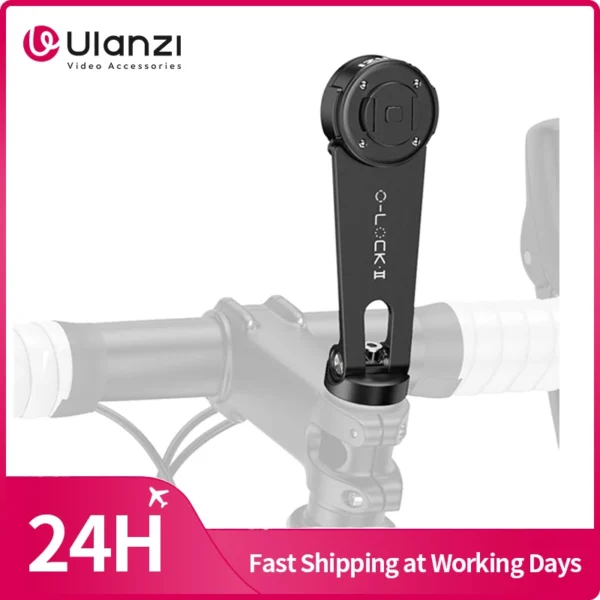 Ulanzi O-LOCK034 Bicycle Stem Mount Quick Release Stem Mount for iPhone 15 Pro Pro Max for Cycling