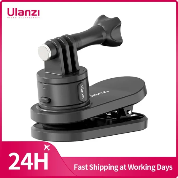 Ulanzi Go-Quick Ⅱ Magnetic Quick Release Backpack Strap Mount Quick Release System Compatible with Gopro DJI OSMO Insta360
