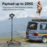 Ulanzi Portable Tripod Pulley Base for Ulanzi AT-01/TT51 Tripod for Camera Smartphone Photography Vlog Video Recording - Ảnh 3