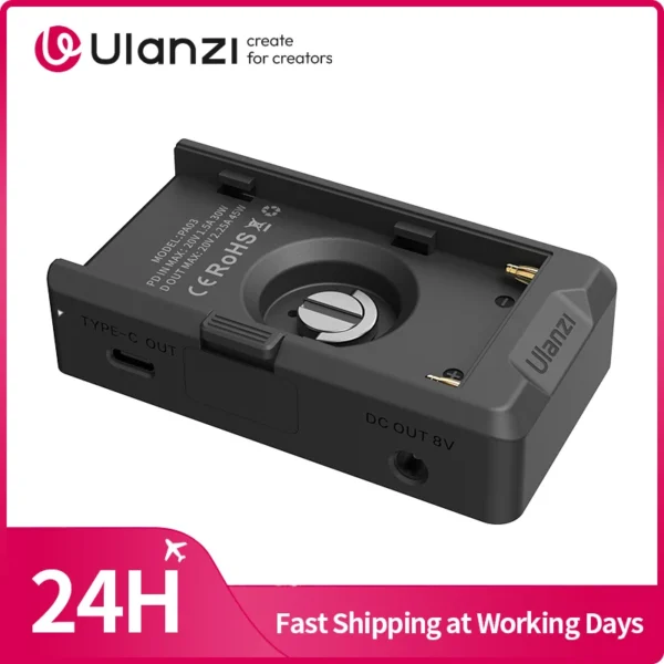 Ulanzi PA03 NP-F Battery Adapter Plate for Sony NP-F Series Batteries Sony NP-F550, F570, F750, F770, F960, F970, F980