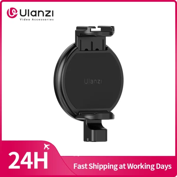 Ulanzi MG10 MagSafe Hard Drive Holder for Smartphone iPhone 15 14 13 12 Mini Pro Pro Max 48-67mm for Power Bank Smartphone