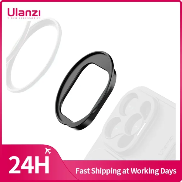 Ulanzi HP-016 O-LOCK Filter Adapter Ring Magnetic Filter Adapter Ring for O-LOCK Phone Case for iPhone 15 Pro/Pro Max