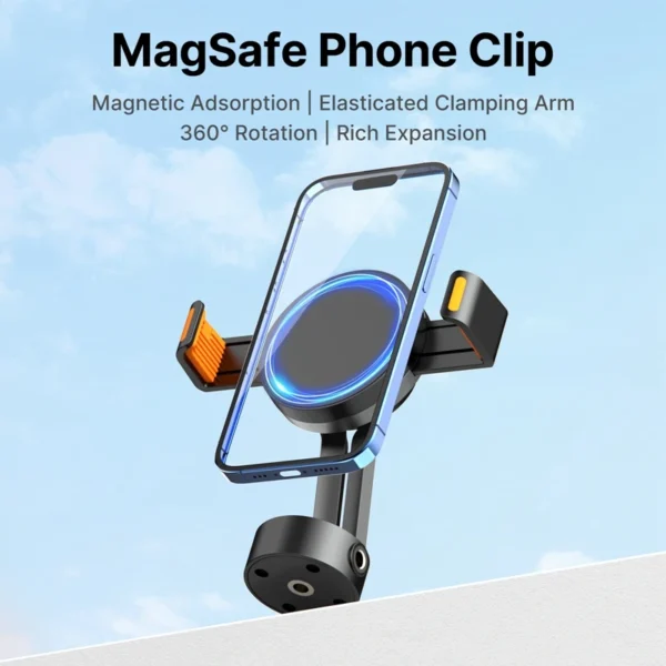 Ulanzi MA31 Magsafe Holder for iPhone 12 13 14 15 Mini Pro Max Tripod Selfie Stick Vlog Live-streaming Phone Clip