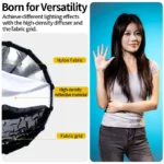 Ulanzi LAS003 60cm Parabolic Softbox Standard Bowens Mount / Mini Bowens Mount Portanble Softbox - Ảnh 3