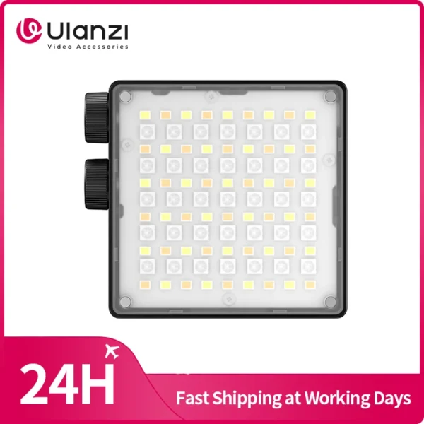 Ulanzi LE20 20W RGB Pocket Light Portable Video Light Fill Light for Camera Smartphone Photography Video Live with cooling Fan
